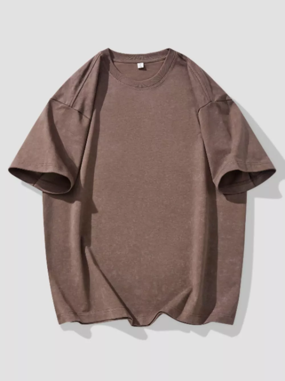 Men's Plus Size Round Neck Short Sleeve T-Shirt, image 3