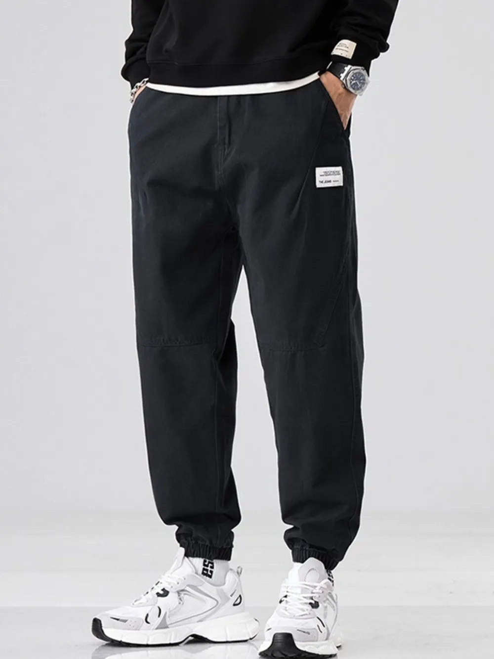 Men's Plus Size Loose Fit Joggers, image 3