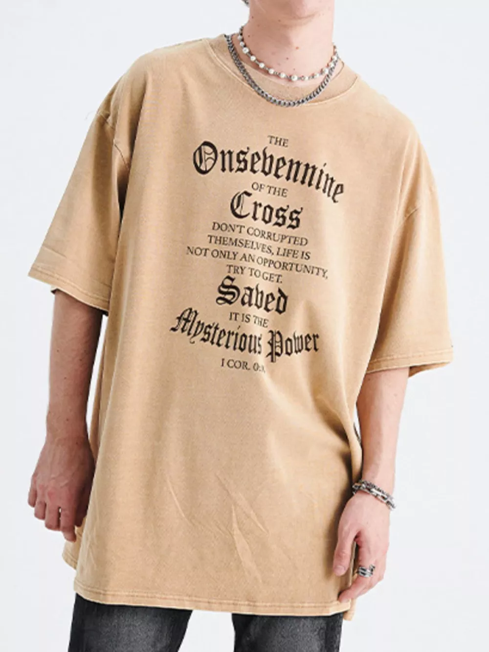 Men's Round Neck Half Sleeve T-Shirt, image 3