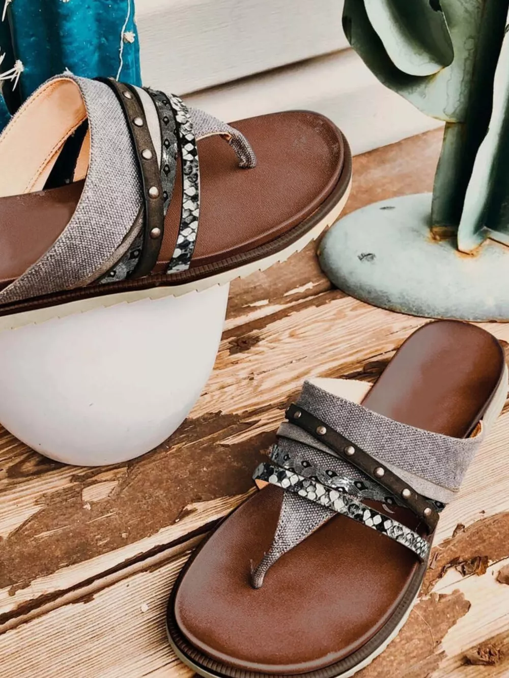 Strappy Thong Sandals, image 4