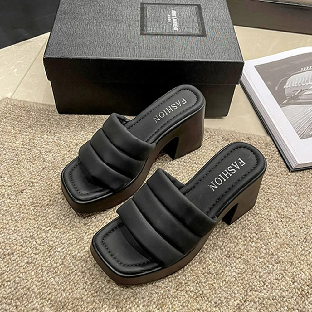 Open Toe Block Heel Sandals, image 8