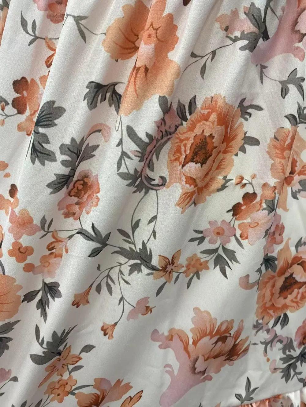 Smocked Floral Square Neck Cami Dress, image 6