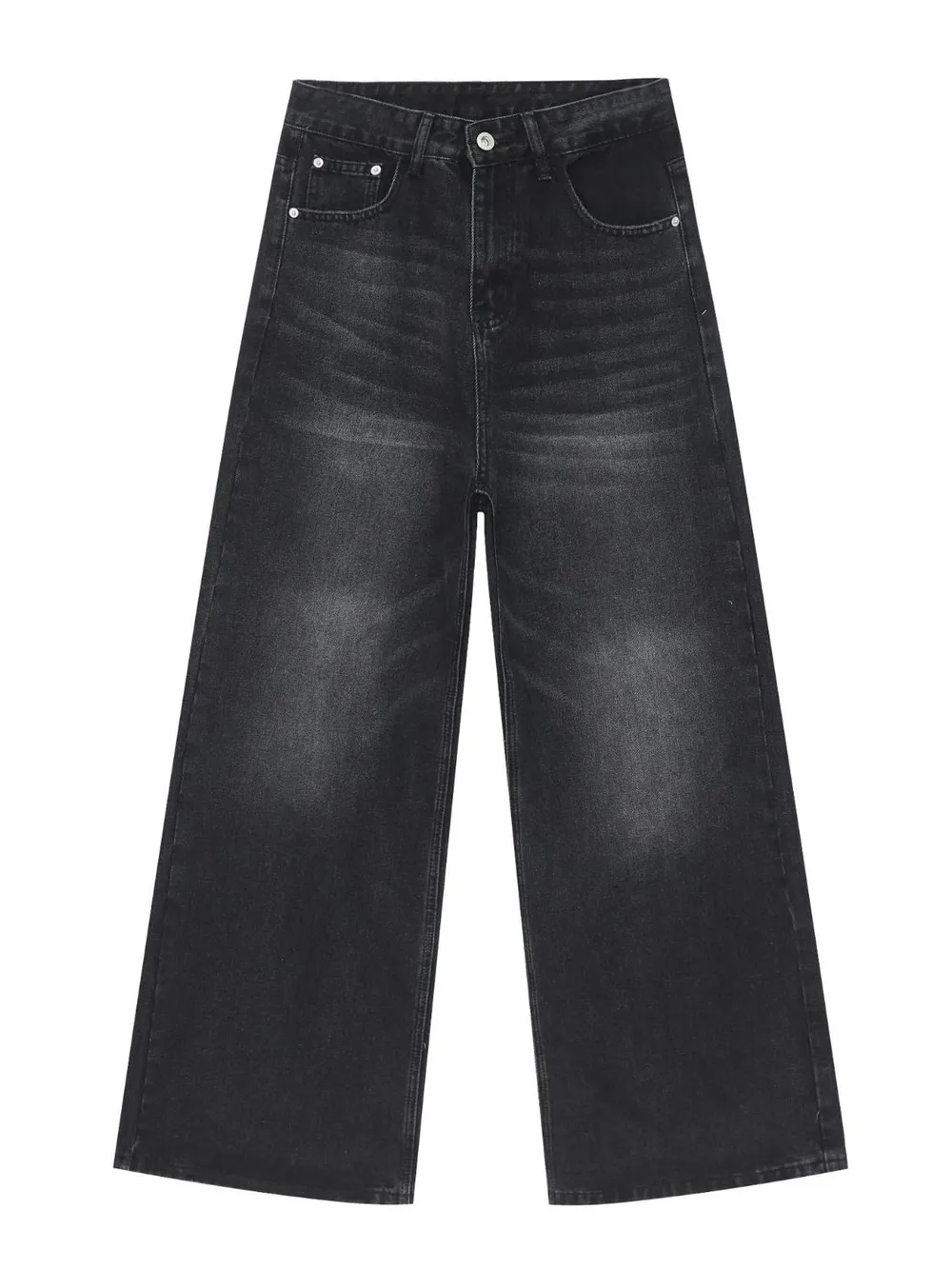 Men's Mid Rise Wide Leg Jeans, image 6