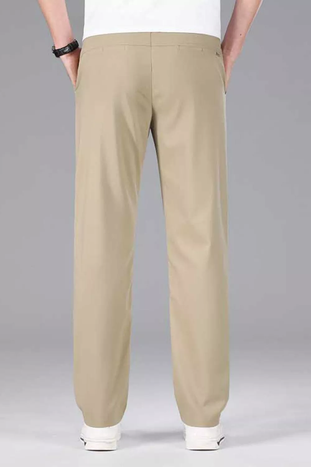 Men's Plus Size Casual Stretch Straight-Leg Pants, image 6