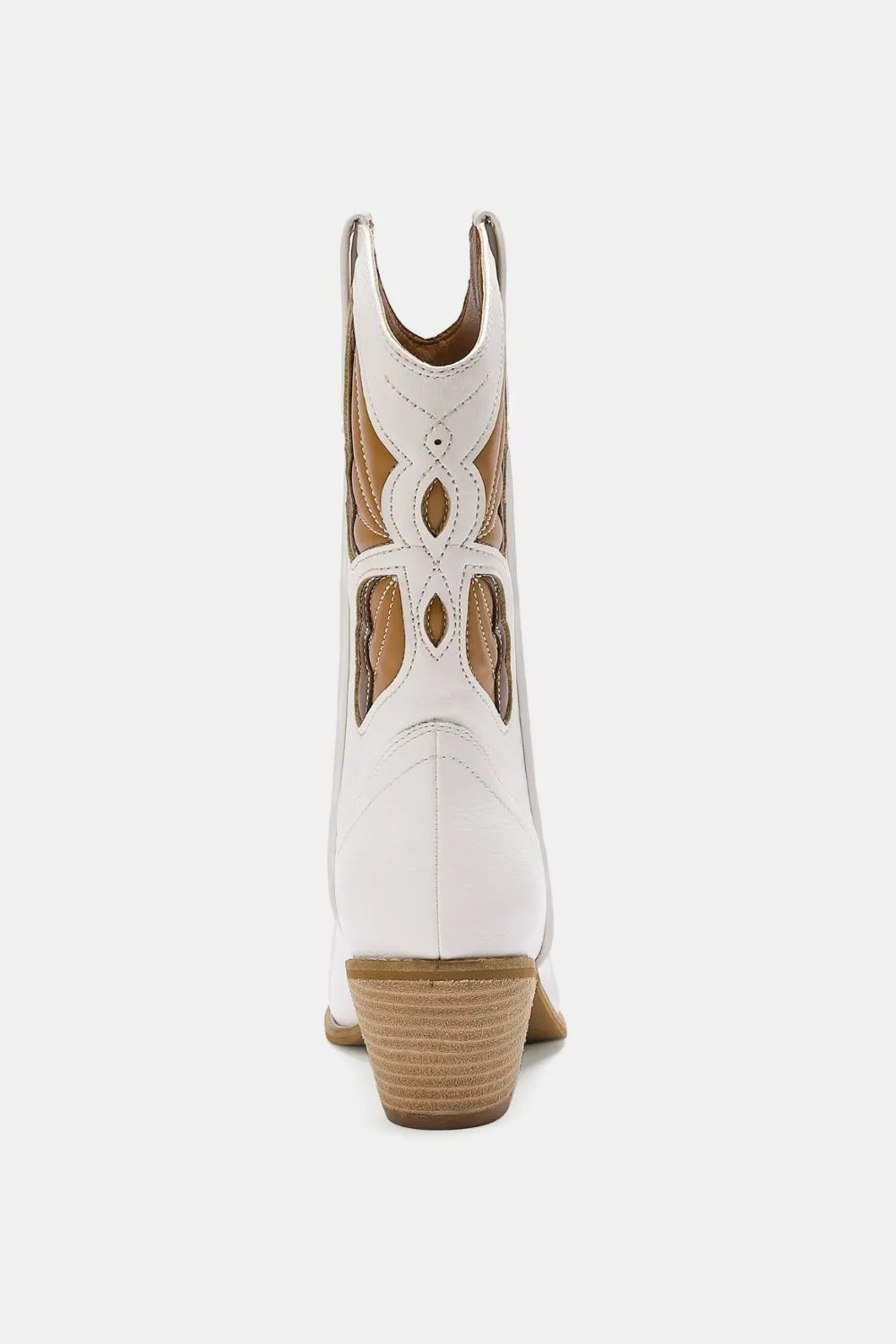 Butterfly Cut Detail Point Toe Boots, image 4
