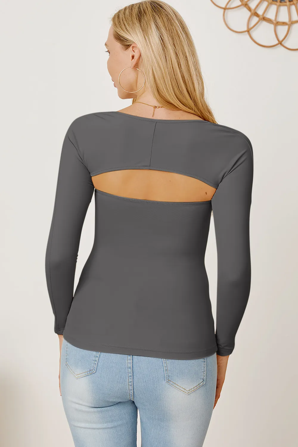 Cutout Raglan Sleeve Bolero and Tube Top, image 13