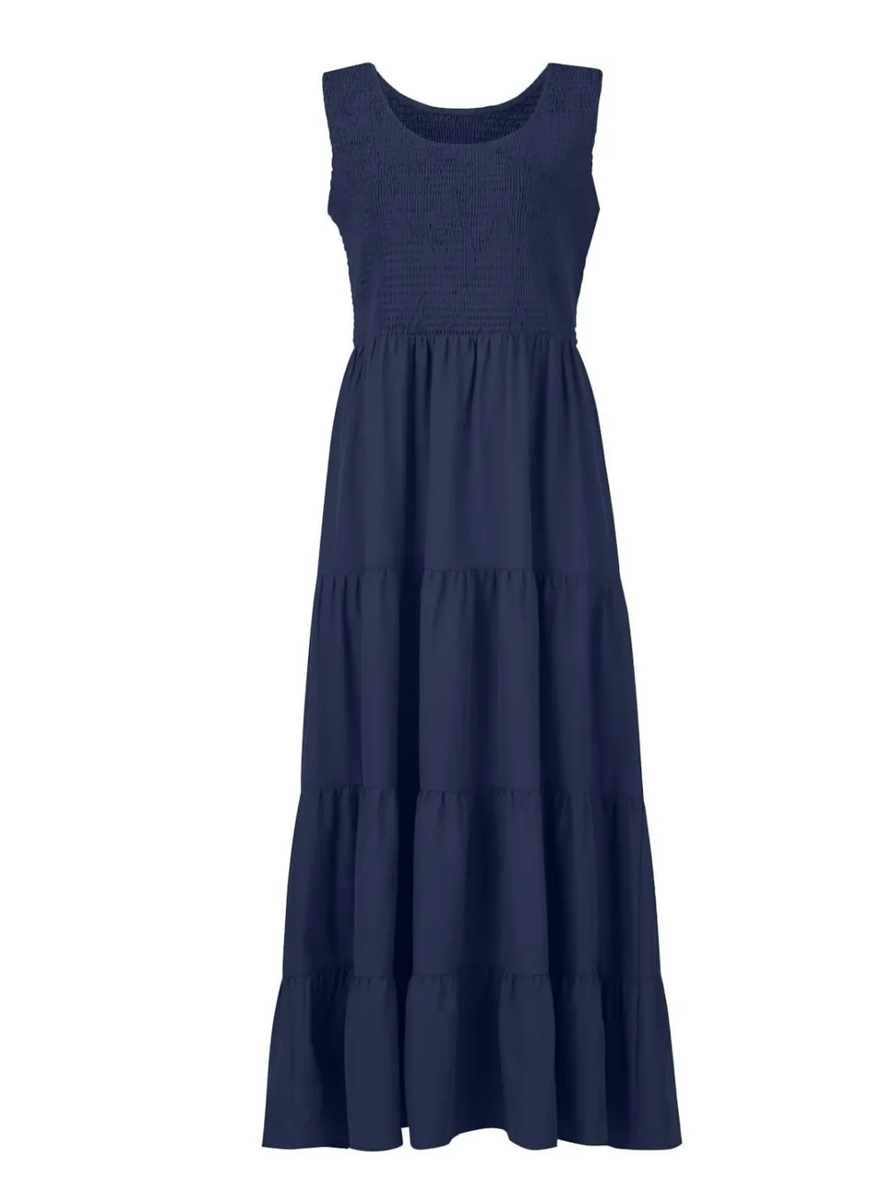 Tiered Smocked Wide Strap Dress, image 19