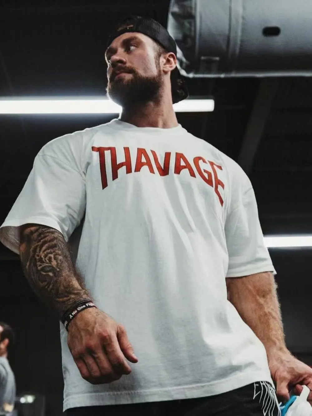 Men's Plus Size Round Neck Half Sleeve T-Shirt, image 3