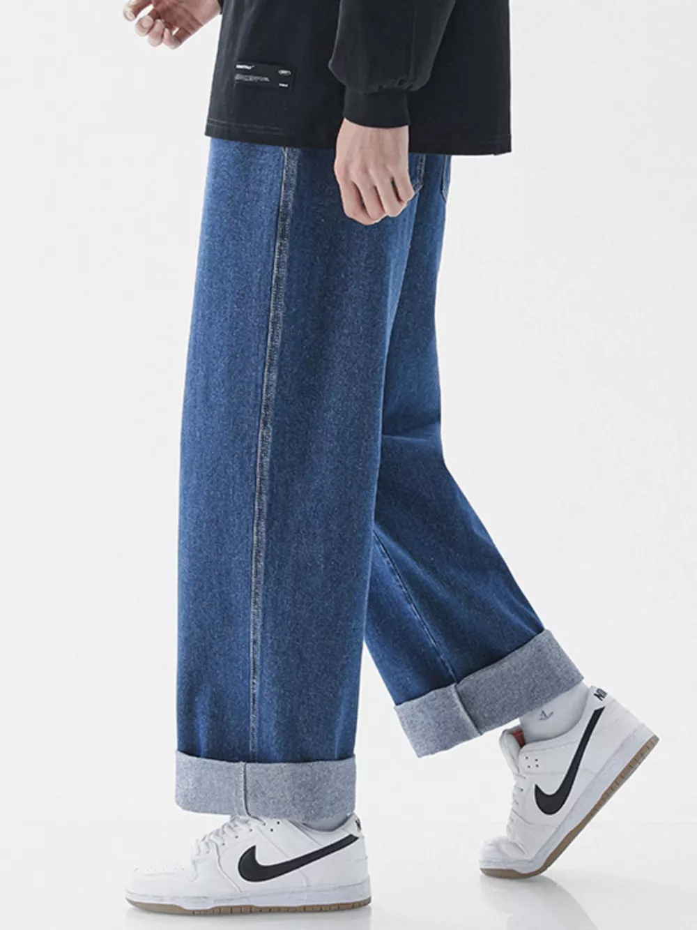 Men's Full Size Wide Leg Jeans Plus Size, image 10