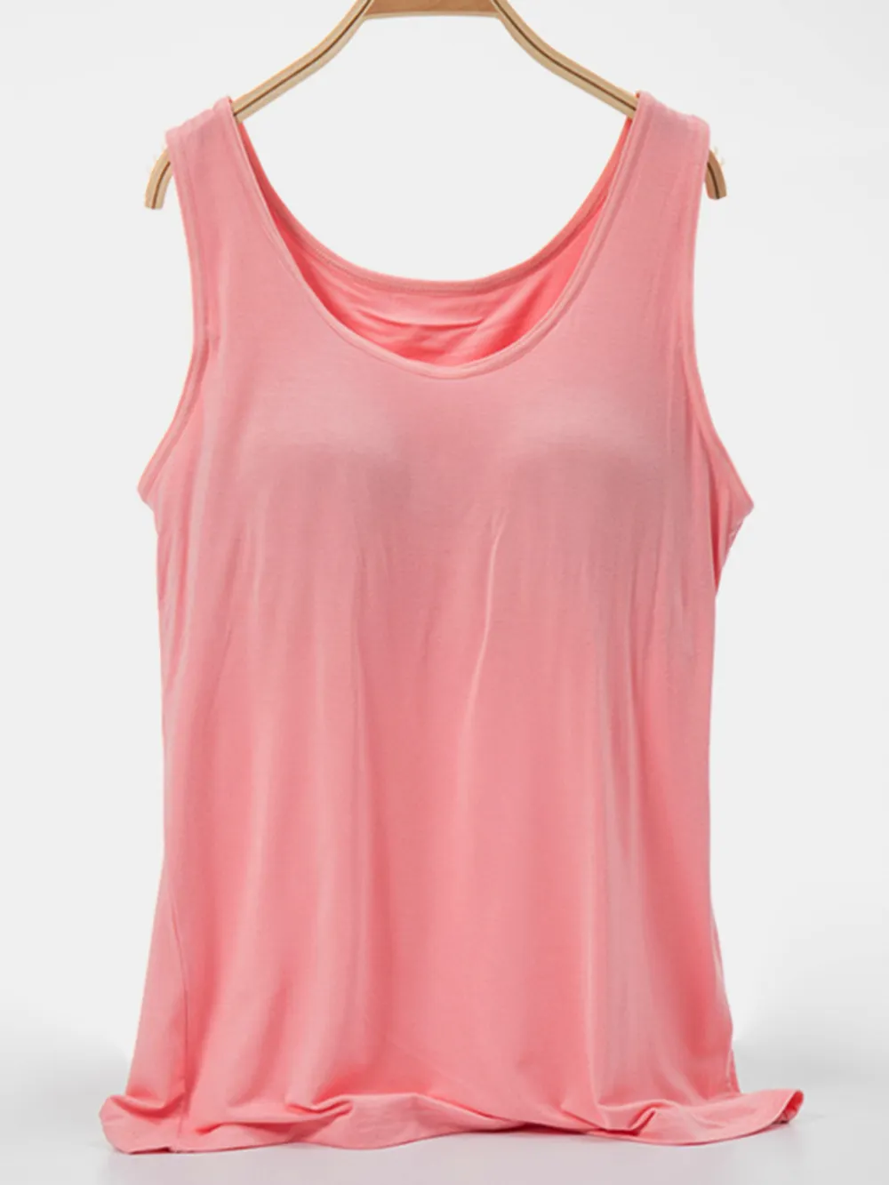 Scoop Neck Wide Strap Tank, image 5