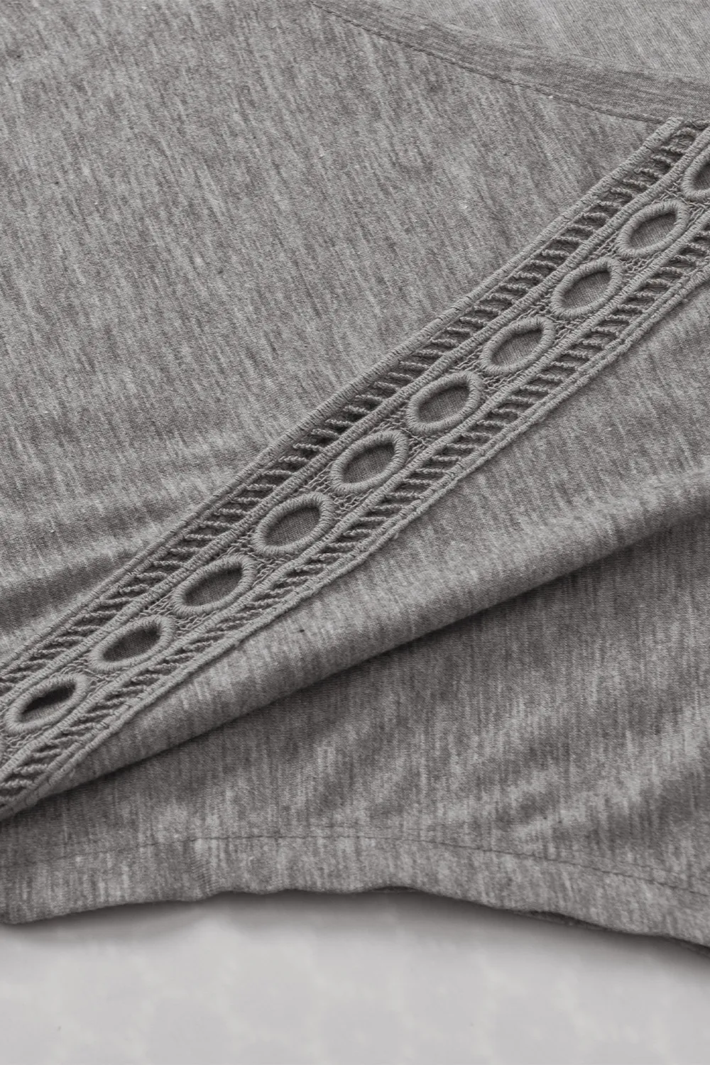 Heathered V-Neck Short Sleeve T-Shirt, image 5
