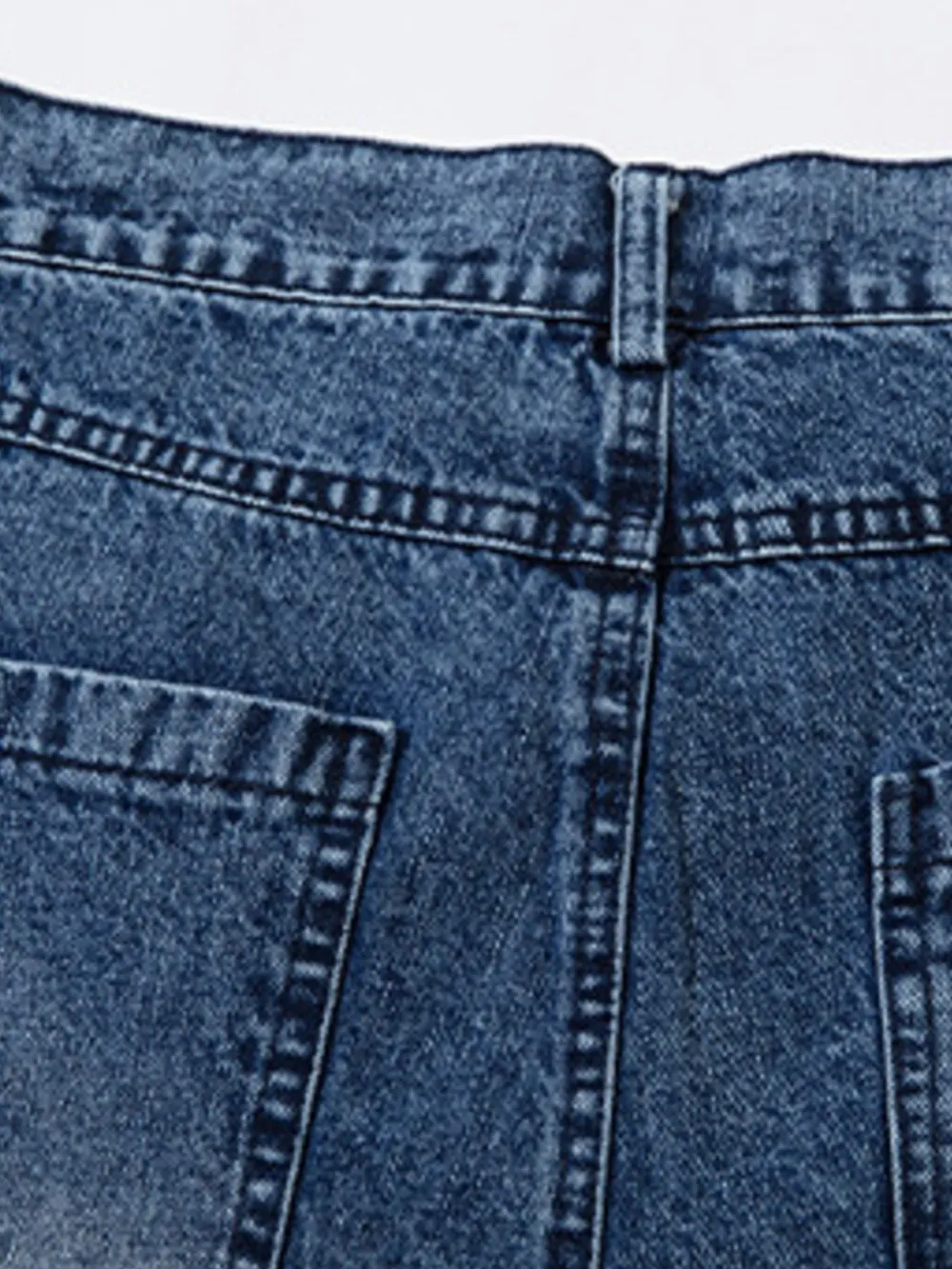 Men's Washed Wide Leg Graphic Jeans, image 5