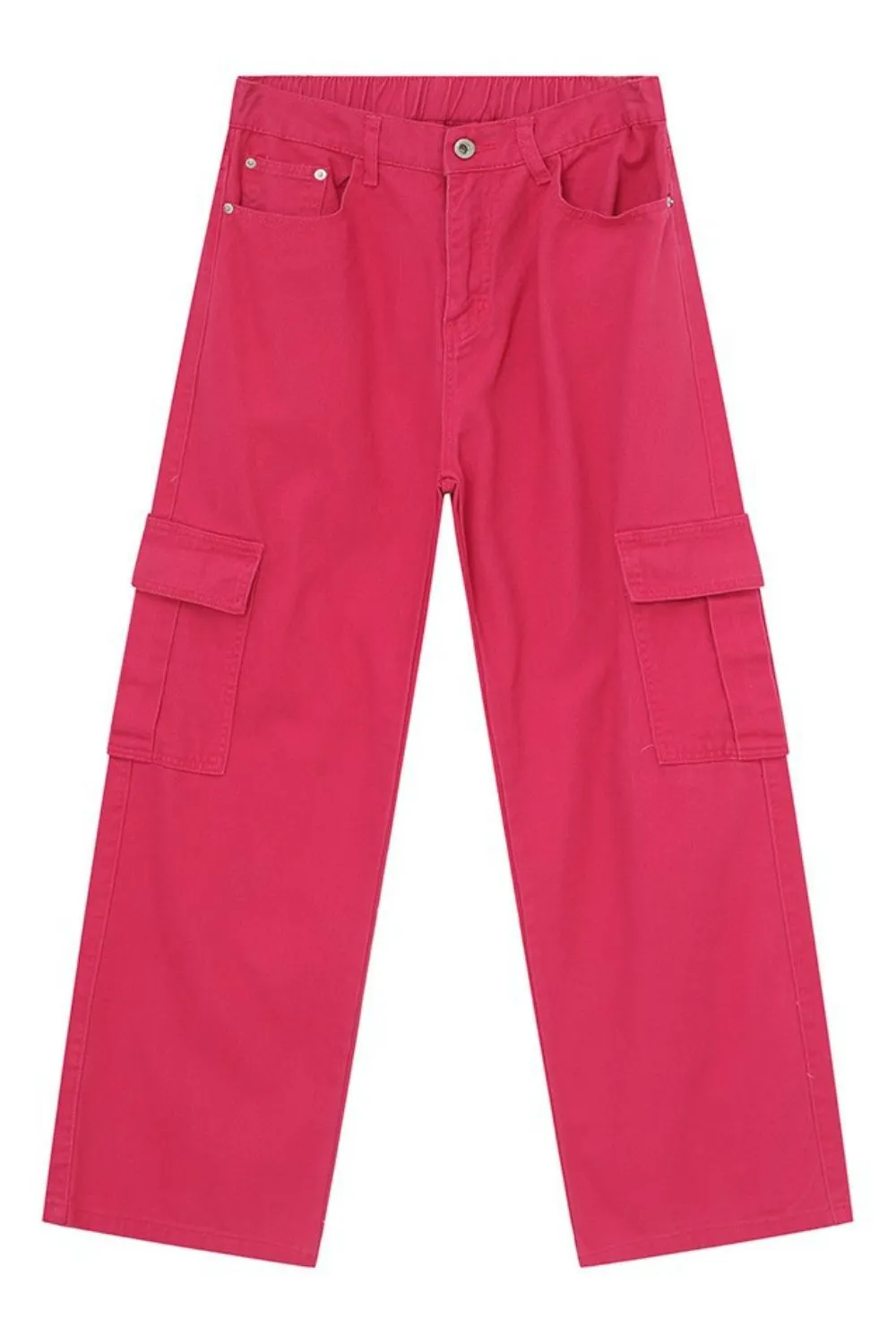 Hight Rise Wide Leg Cargo Pants, image 12