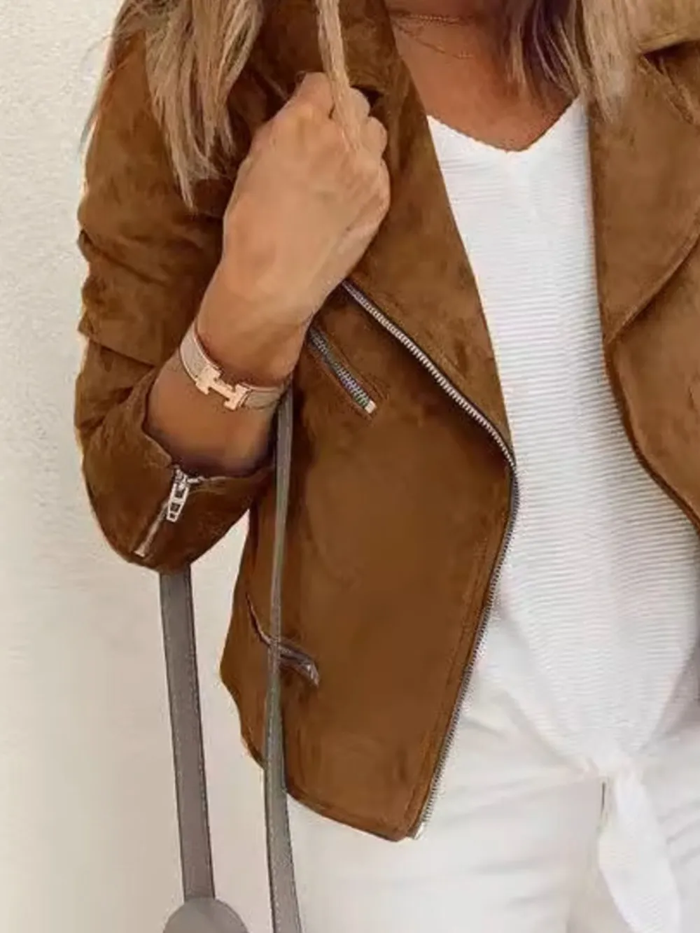 Zip Up Long Sleeve Jacket, image 3