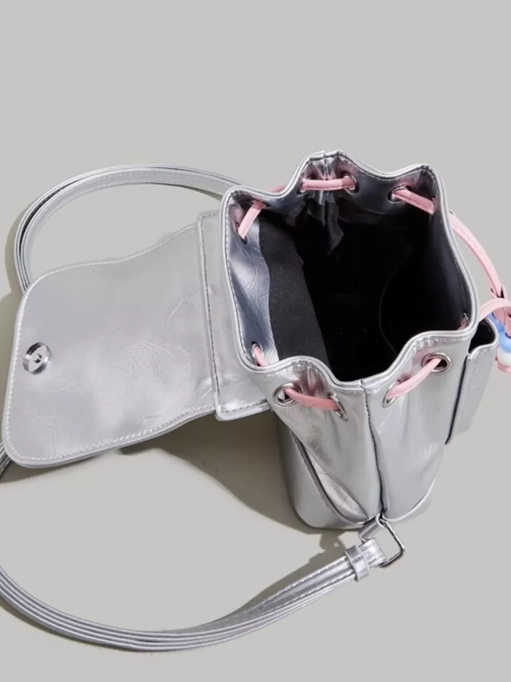 Lightweight Contrast Backpack Bag, image 5