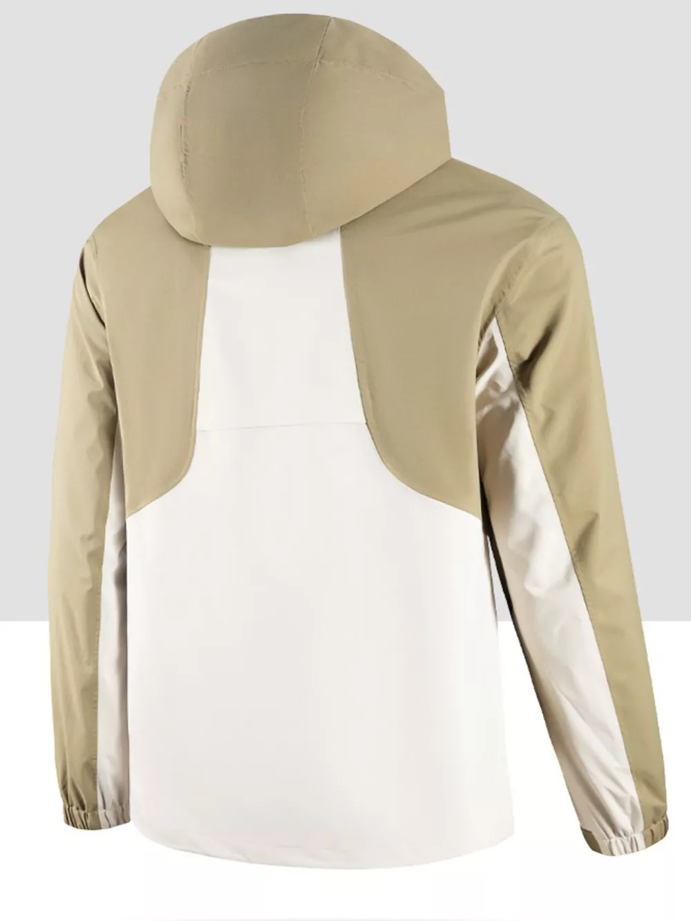 Men's Full Size Waterproof Hooded Outdoor Jacket Plus Size, image 3