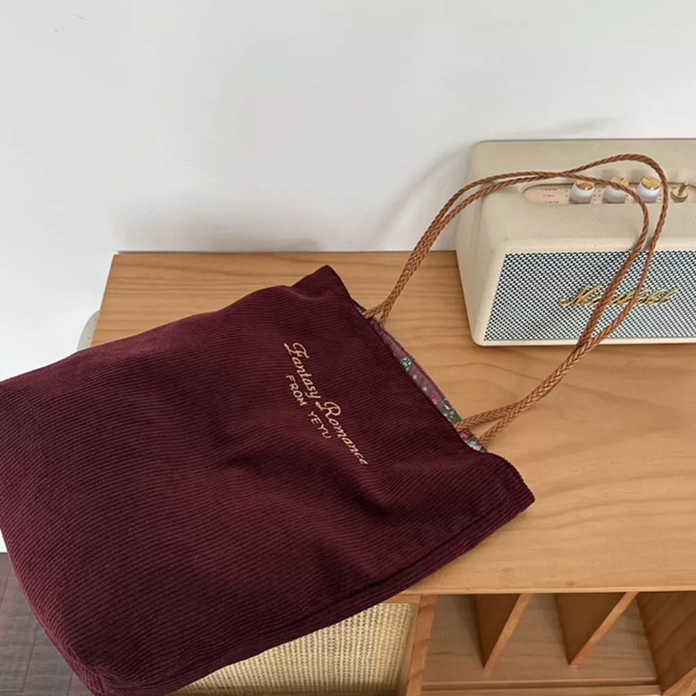 Corduroy Tote Bag, image 4