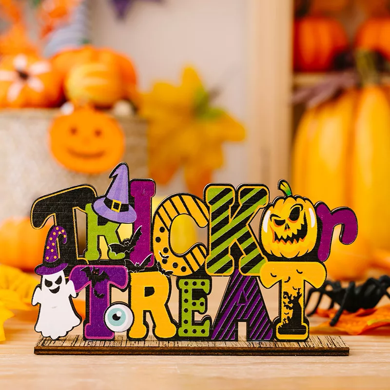 Halloween Wooden Decorative Tabletop Ornament, image 6