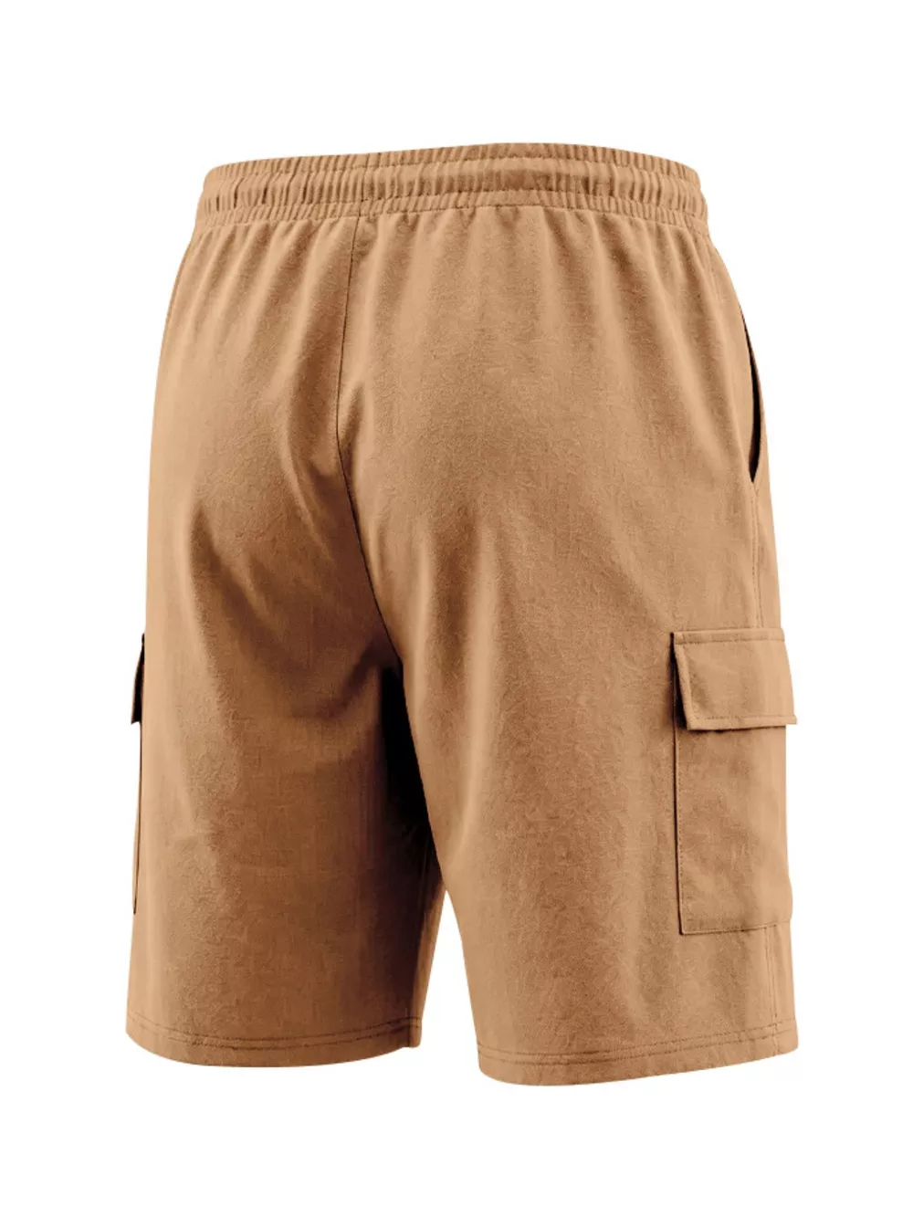 Men's Plus Size Casual Cargo Shorts with Drawstring Waist, image 5
