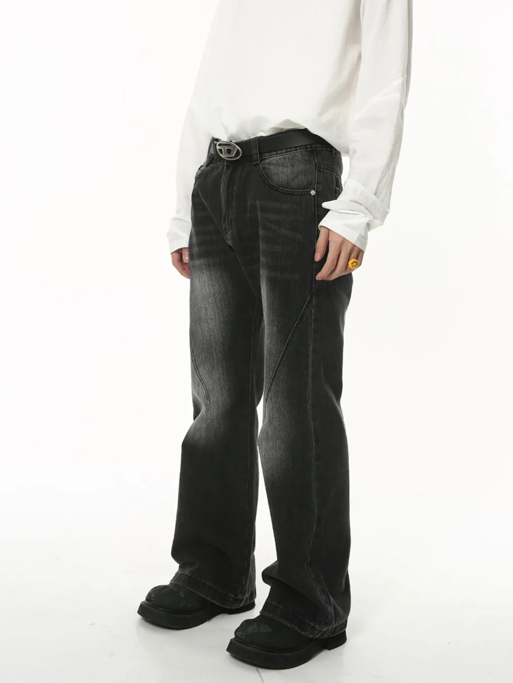 Men's Mid Rise Jeans with Pockets, image 5