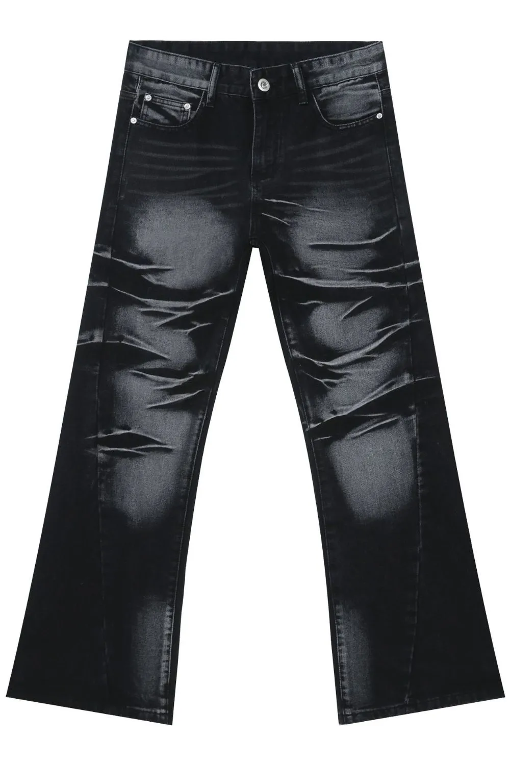 Men's Bootcut Jeans with Pockets, image 5