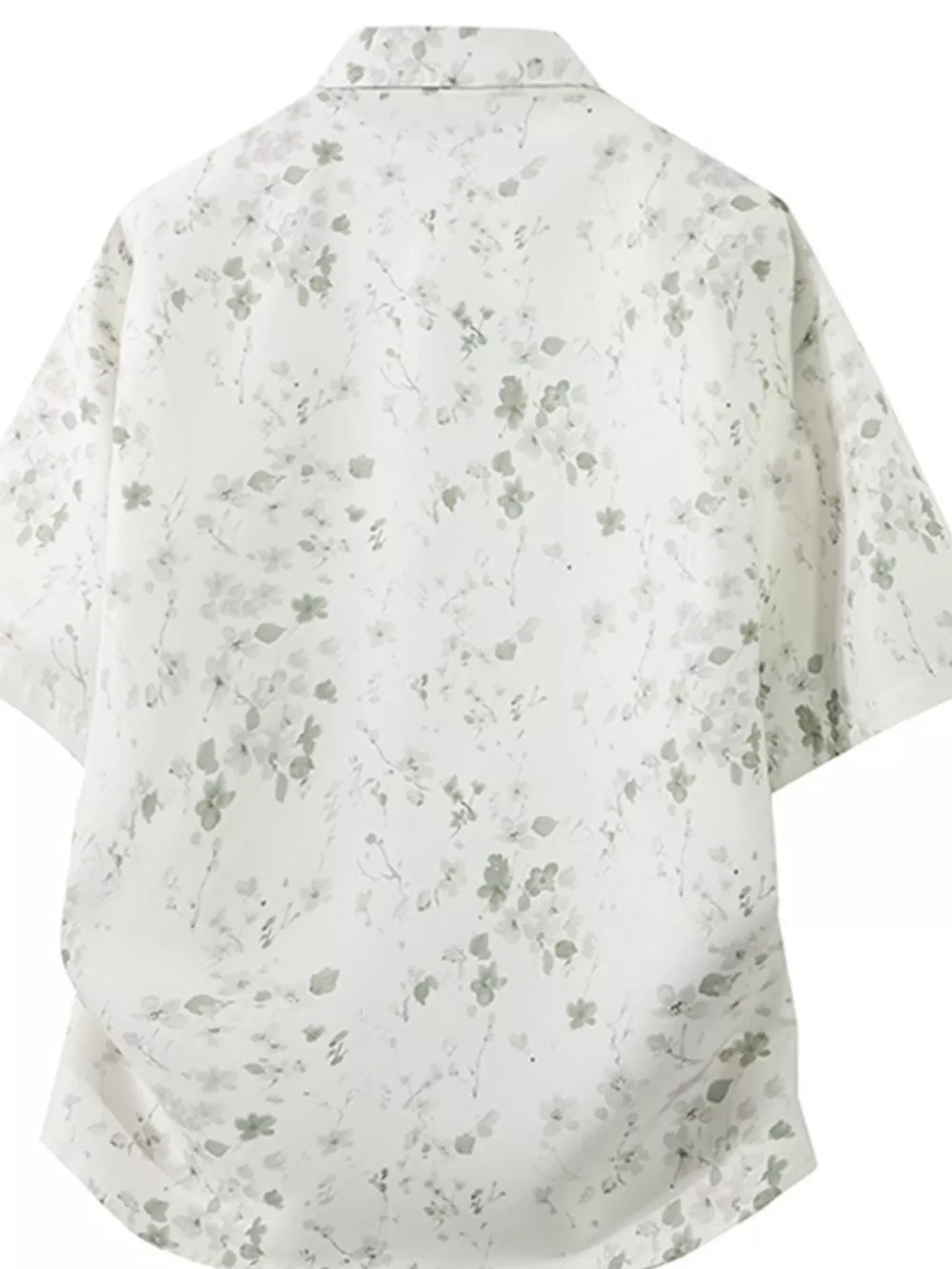 Men's Plus Size Tropical Print Short Sleeve Casual Shirt, image 14