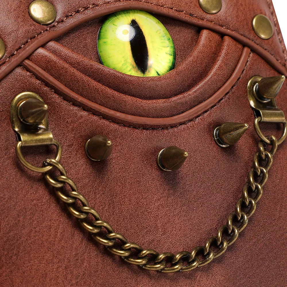 Steampunk Eye Decor Crossbody Bag, image 7