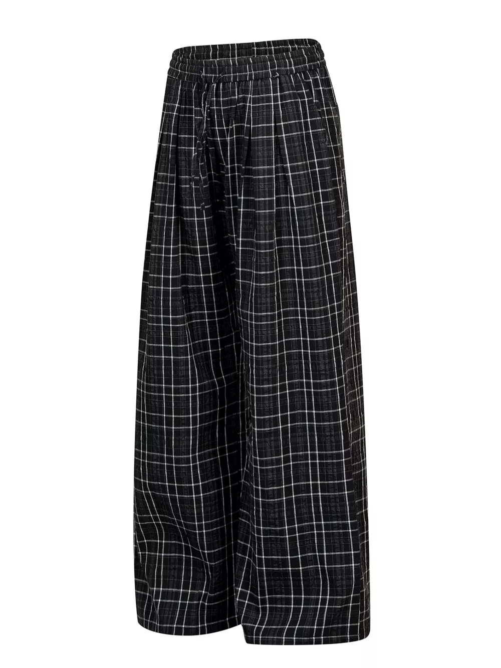 Men's Plaid Wide-Leg Pants, image 2