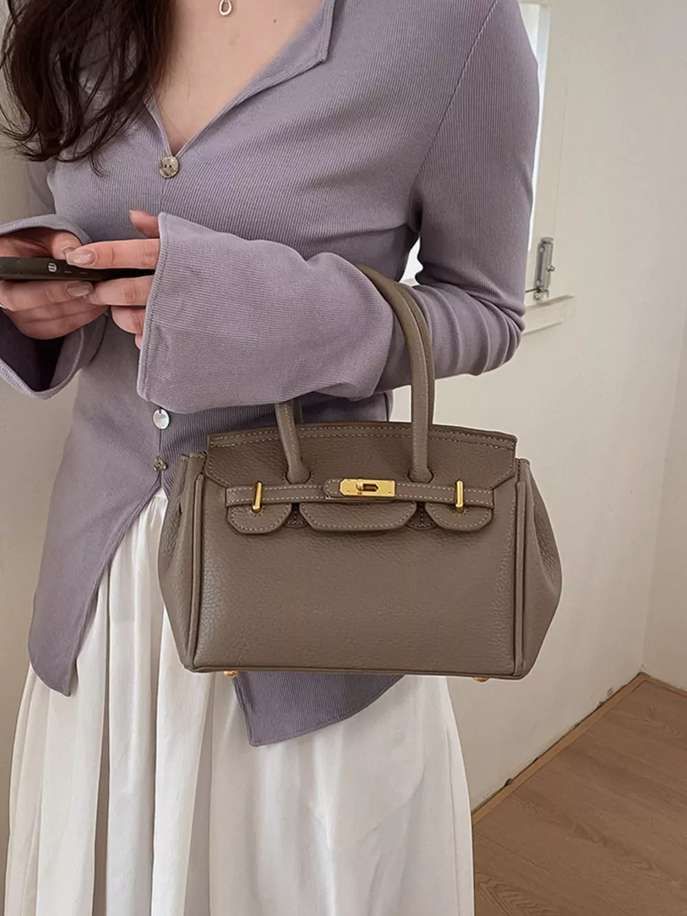 PU Leather Crossbody Bag