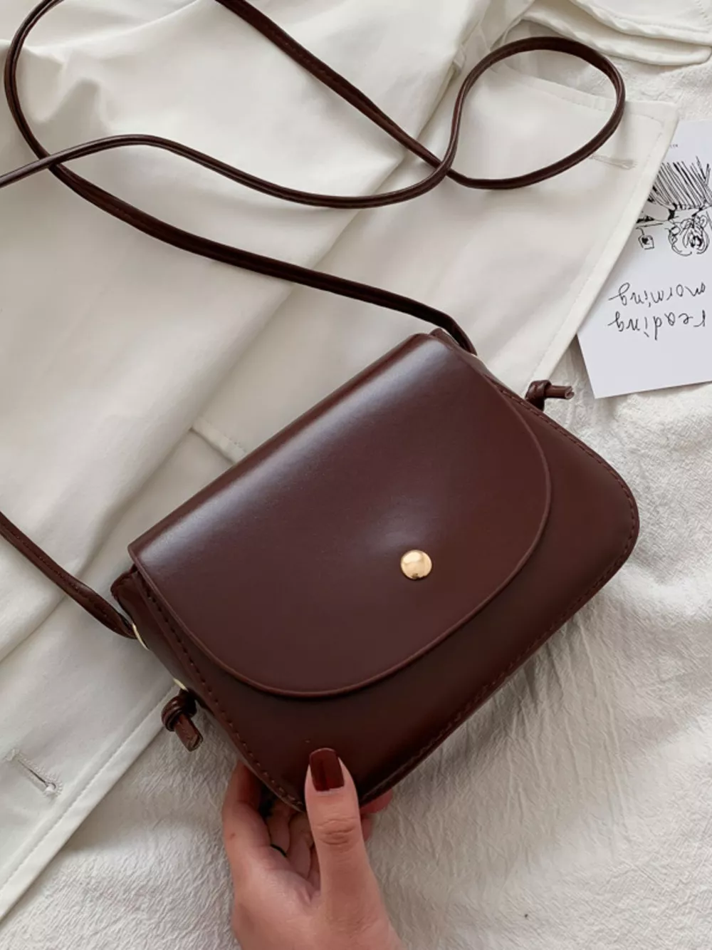 PU Leather Crossbody Bag, image 8