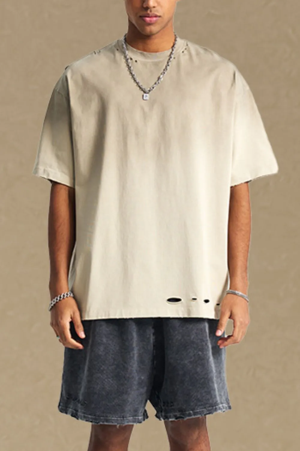 Men's Round Neck Half Sleeve T-Shirt, image 3