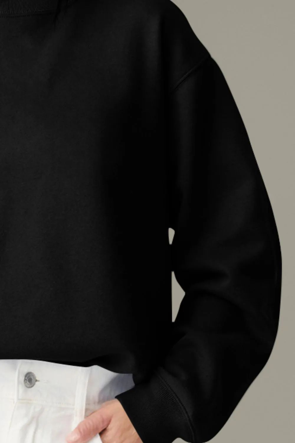 Round Neck Long Sleeve Sweatshirt, image 13
