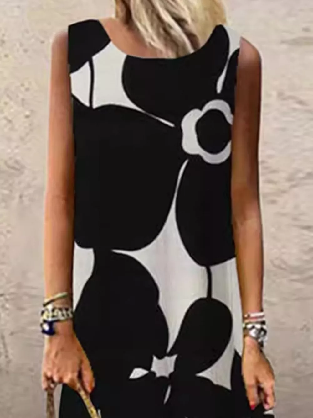 Sleeveless Floral Maxi Dress, image 2