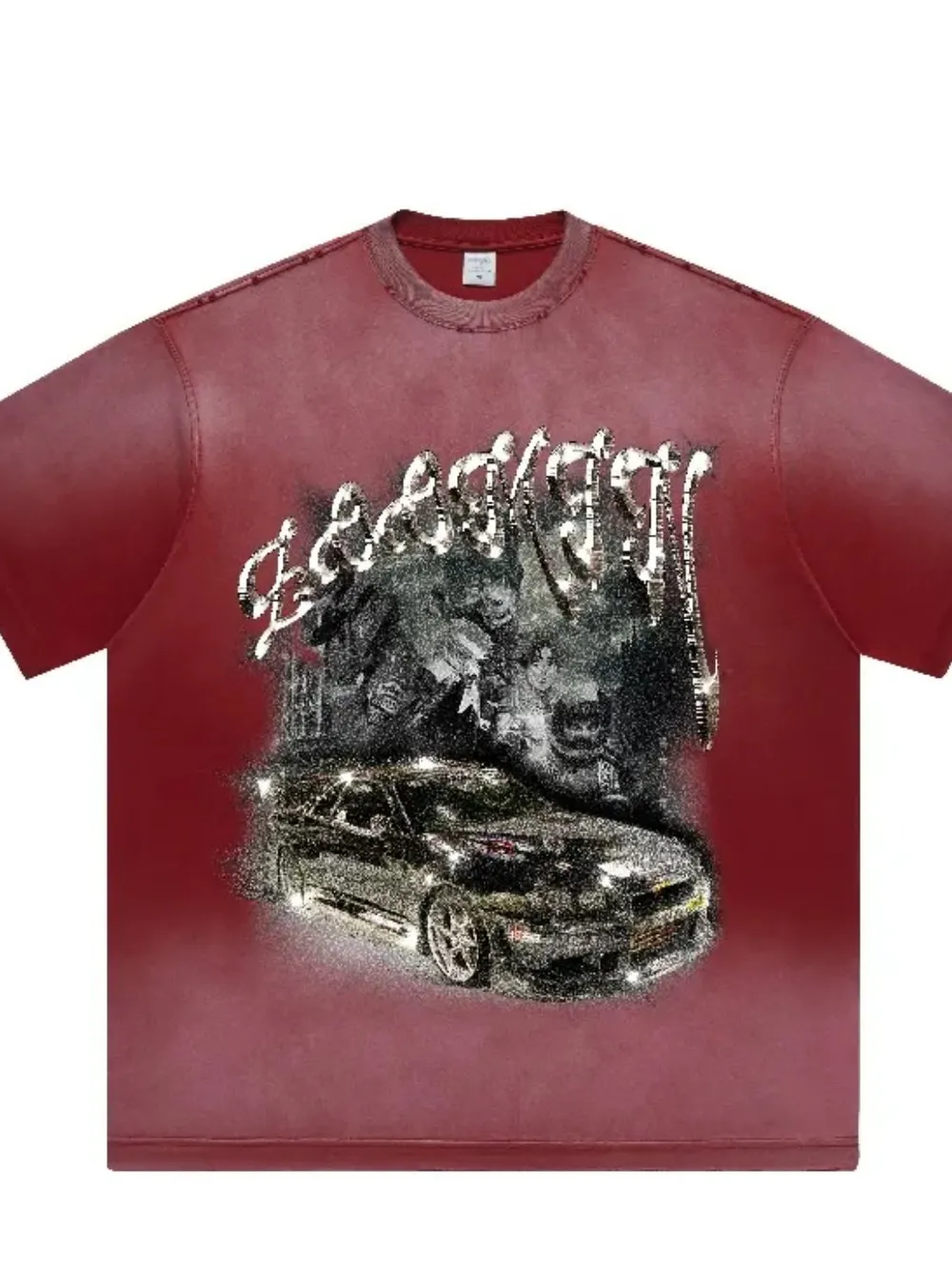 Men's Graphic Round Neck Short Sleeve T-Shirt
