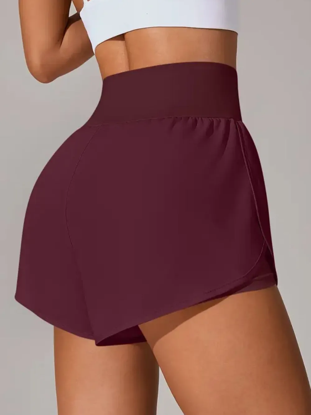 Pocketed High Waist Active Shorts, image 21
