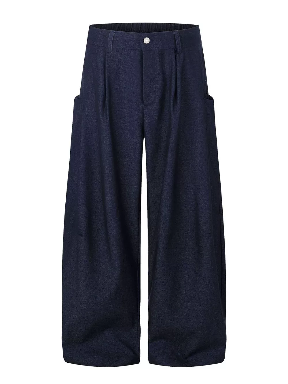 Men's High-Waisted Pleated Wide-Leg Casual Pants, image 11