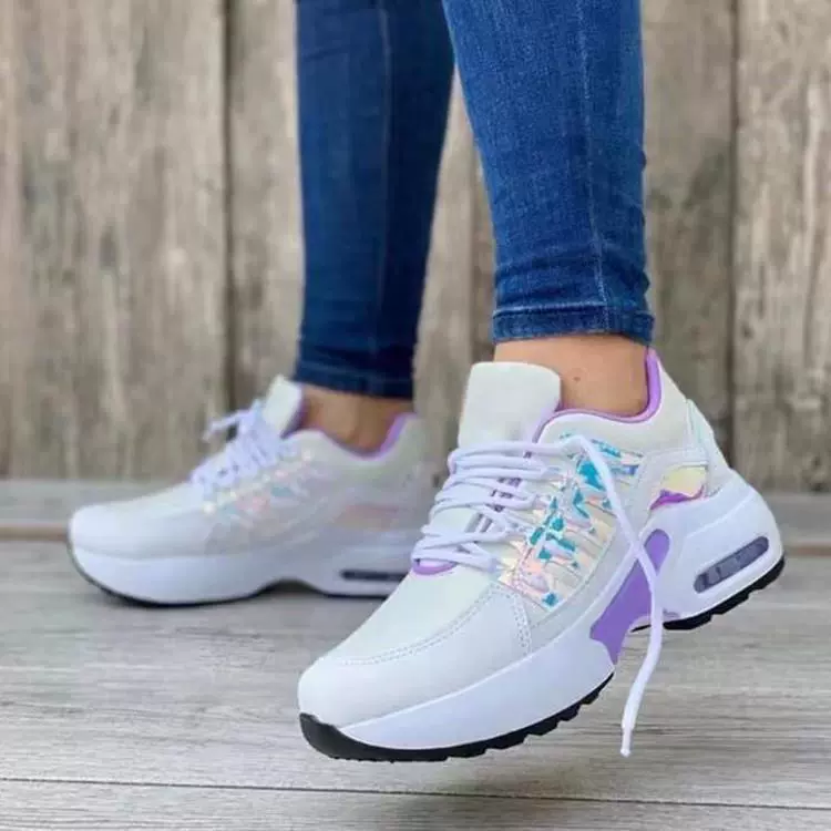 Lace Up Round Toe Sneakers, image 5