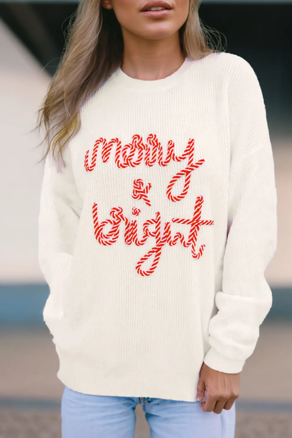 MERRY & BRIGHT Round Neck Sweater, image 12