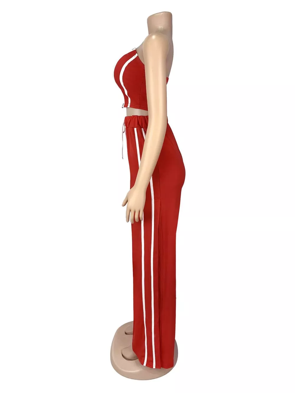 Sleeveless Tube Top and Wide Leg Pants Set, image 18