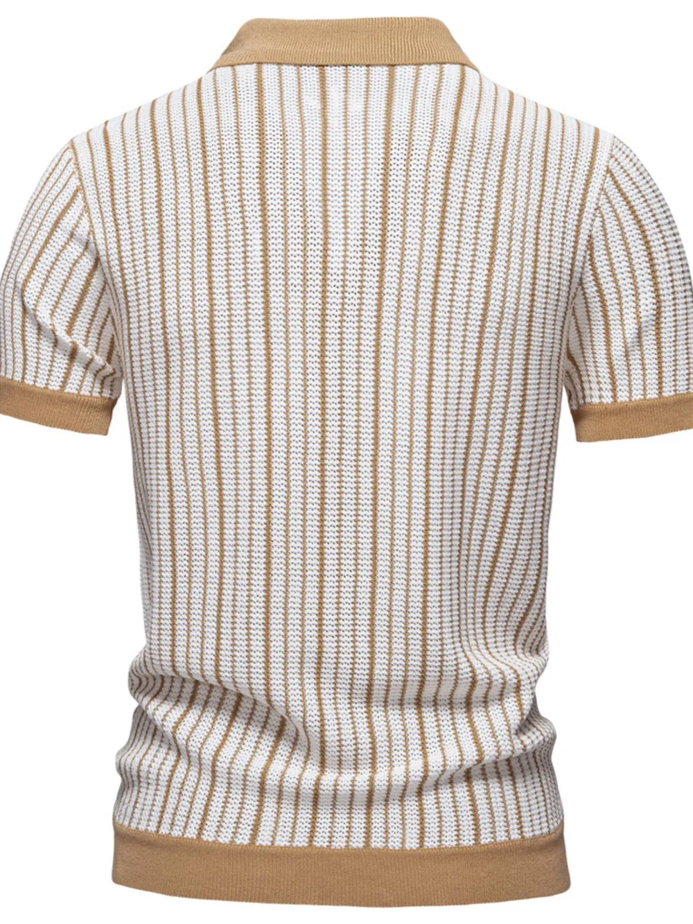 Men's Stripe Button Down Cardigan, image 3