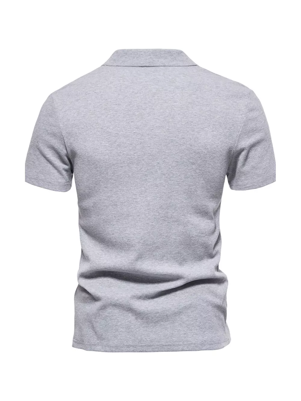 Men's Plus Size Casual Notched Short Sleeve Polo, image 12