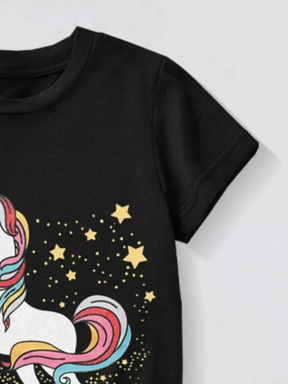 Children's Unicorn Graphic Short Sleeve T-Shirt, image 5