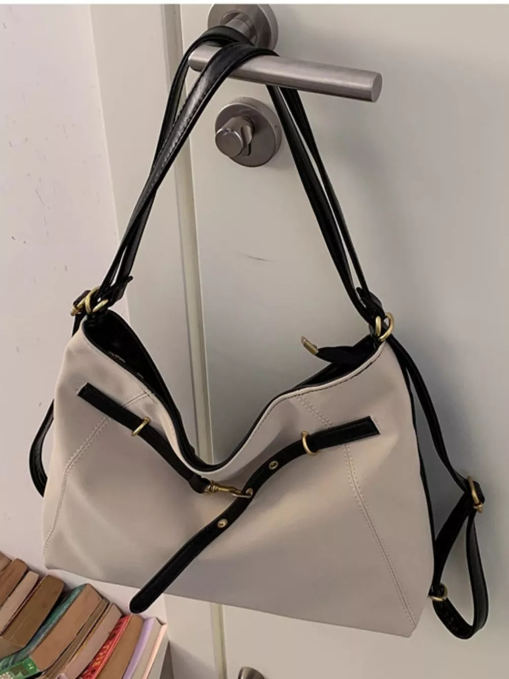 Buckle Decor Shoulder Bag, image 4