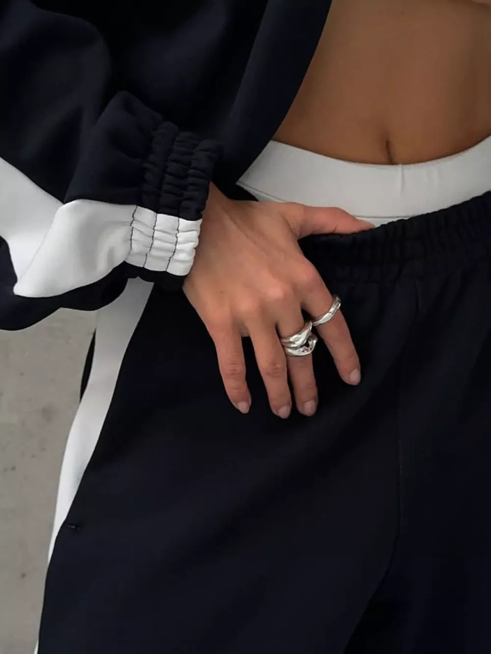Zip Up Long Sleeve Outerwear and Pants Set, image 7