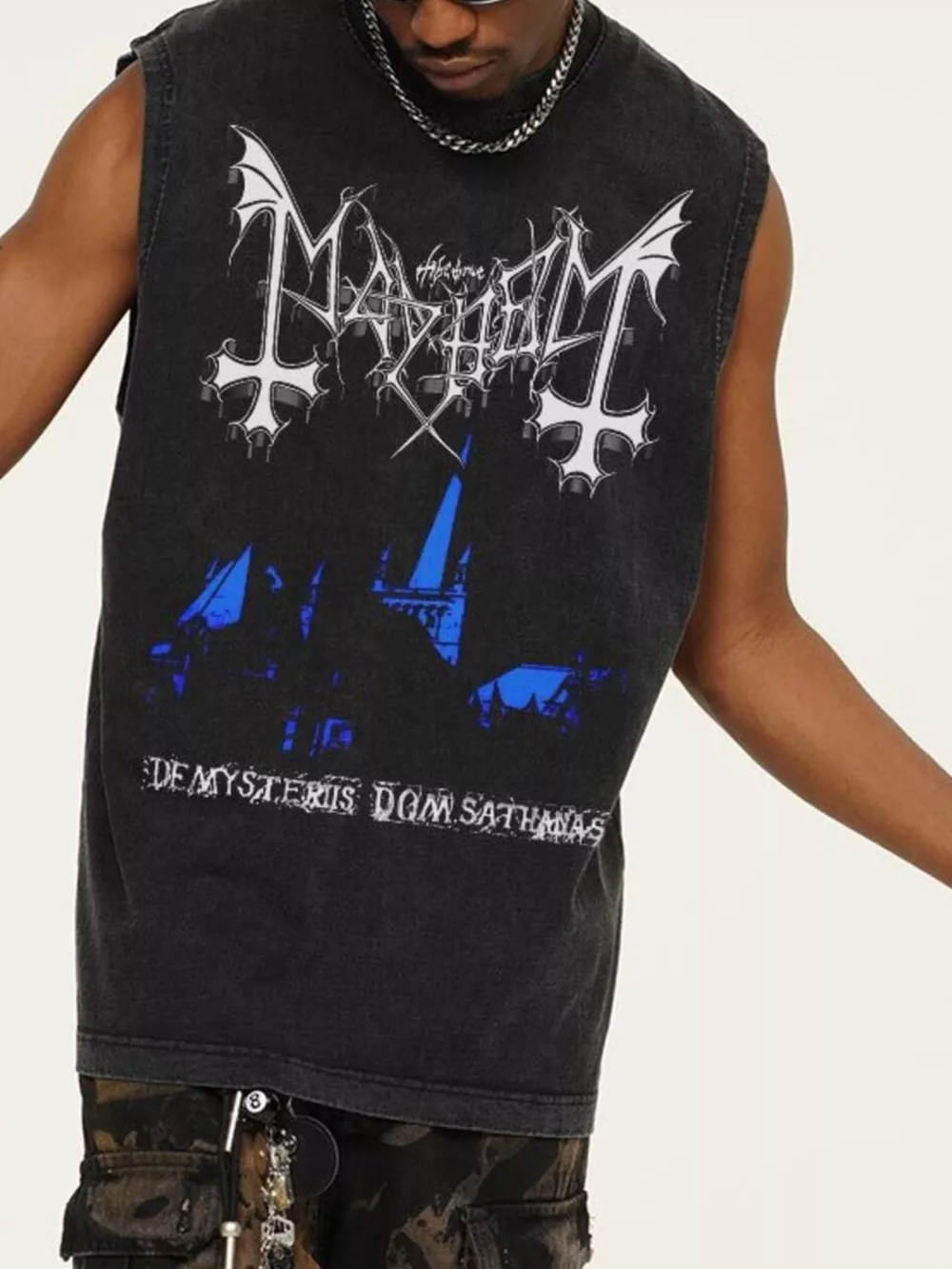 Men's Graphic Vintage Wash Tank Top, image 2
