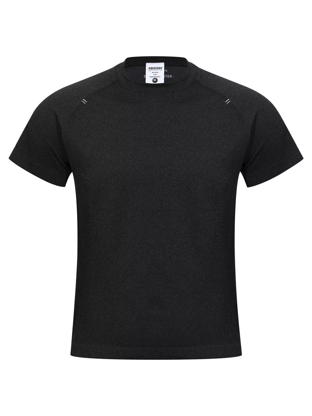 Men's Textured Knit Short Sleeve T-Shirt, image 2