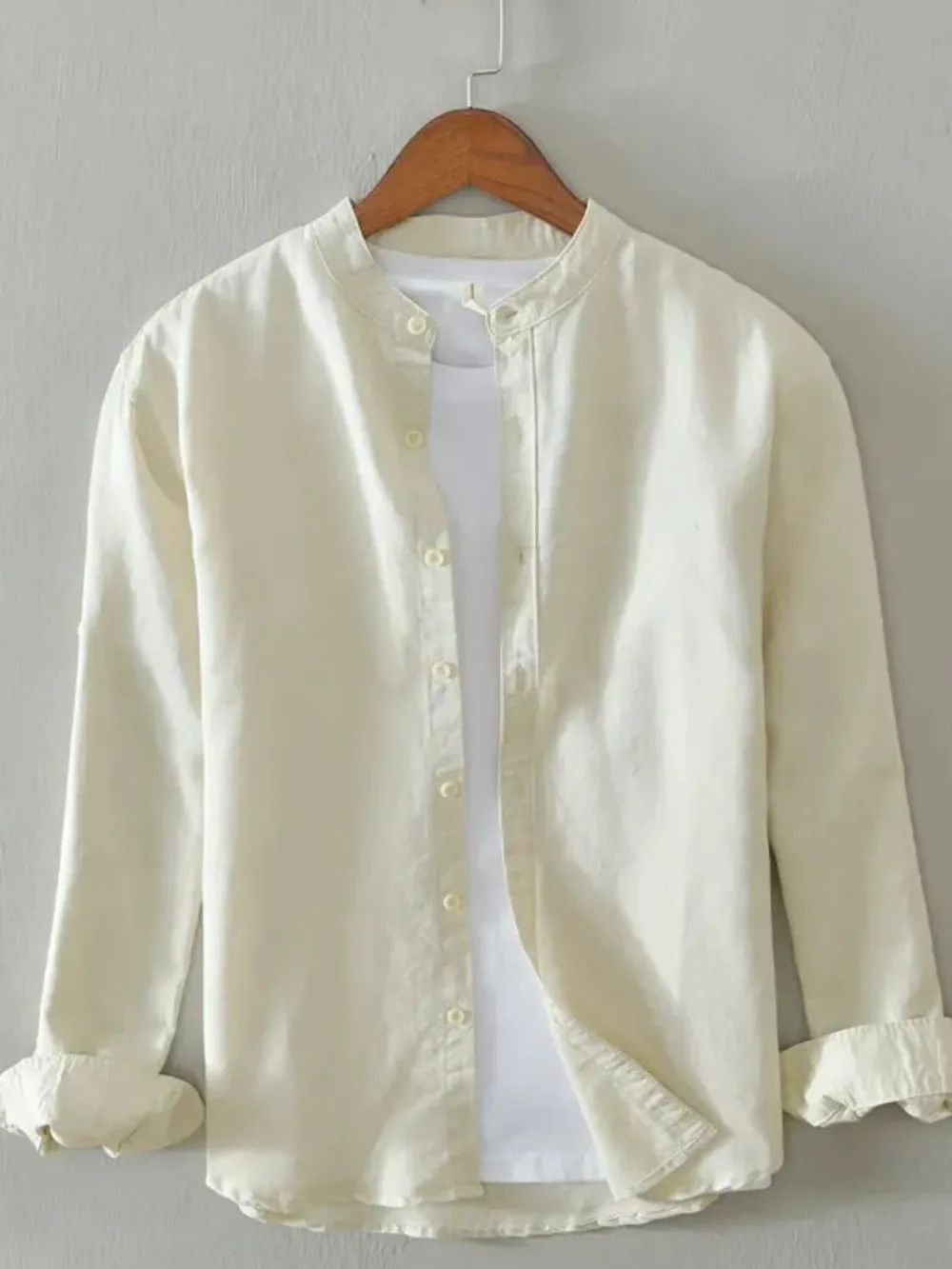 Men's Full Size Button Up Long Sleeve Shirt Plus Size, image 3