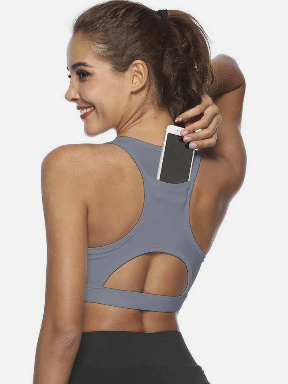 Cutout Scoop Neck Active Tank, image 14
