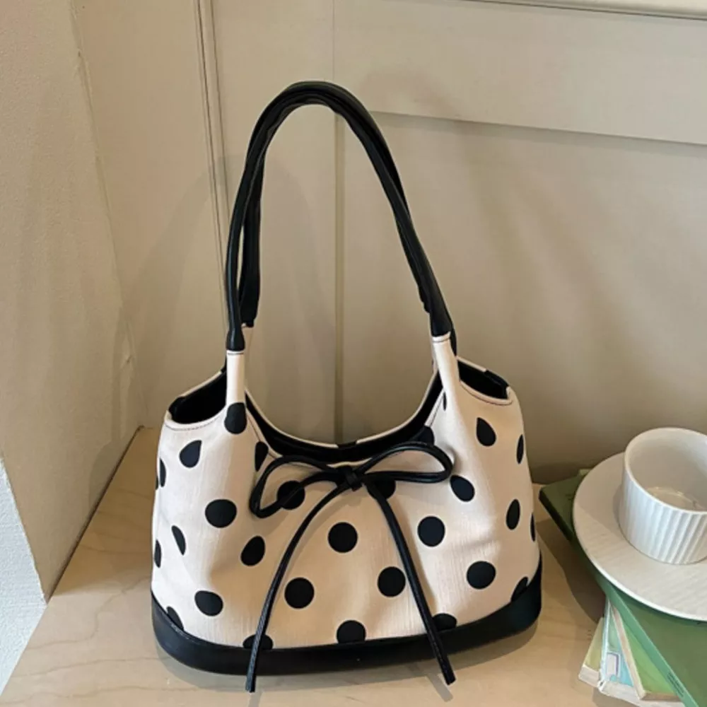 Polka Dot Shoulder Bag, image 6