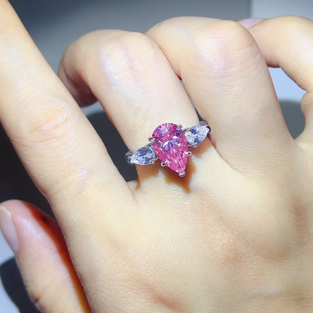 5 Carat Moissanite 925 Sterling Silver Ring